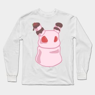 Chocolate Strawberry Marshmallow Grundo Neopets Long Sleeve T-Shirt